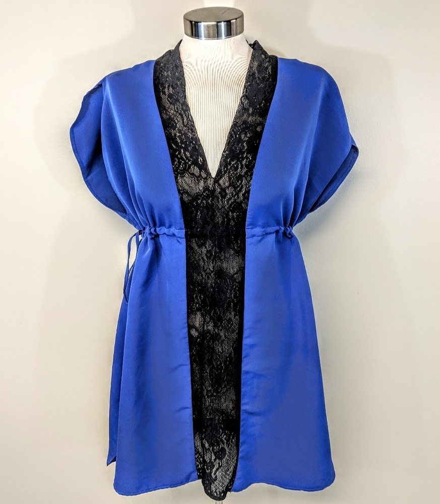 Anthropologie Lace Trim Tunic Top